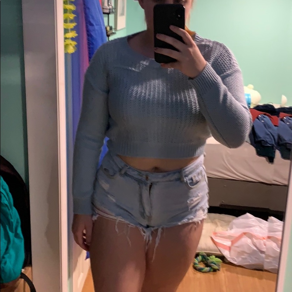 Cropped sweater